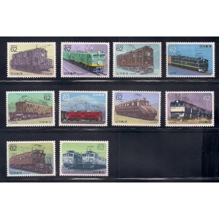Japonia 1990 - Locomotive electrice, serie neuzata
