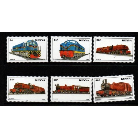 Kenya 1997 - Locomotive, serie neuzata