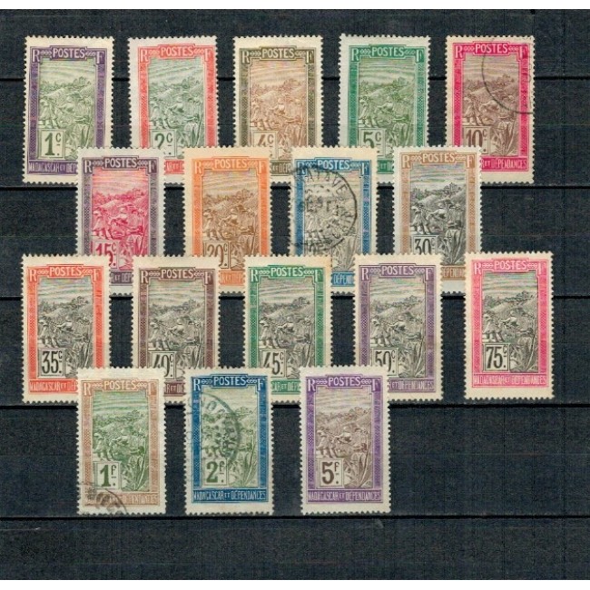 Madagascar 1908/1916 - Motive locale, uzuale, serie