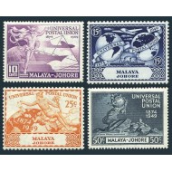 Malaya - Johore 1949 - Aniversare UPU, serie nestampilata cu sarniere