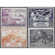 Malaya - Negri Sembilan 1949 - Aniversare UPU, serie neuzata