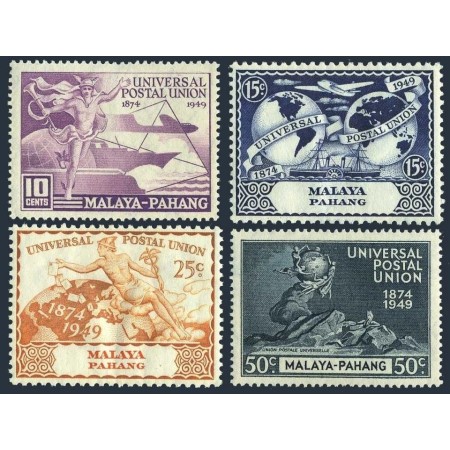 Malaya - Pahang 1949 - Aniversare UPU, serie neuzata