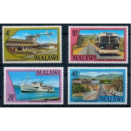 Malawi 1977 - Mijloace de transport, serie neuzata