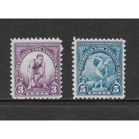 SUA 1932 - Jocurile Olimpice Los Angeles, sport, serie neuzata