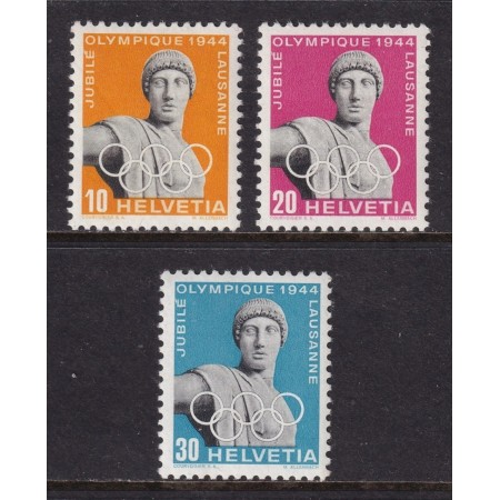 Elvetia 1944 - Jubileu Olimpic, sport, serie neuzata