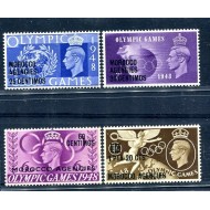 Marocul Britanic 1948 - Jocurile Olimpice, sport, serie neuzata