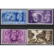 Tangierul Britanic 1948 - Jocurile Olimpice, sport, serie neuzata