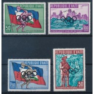 Haiti 1960 - Jocurile Olimpice de iarna, supratipar, serie neuzata