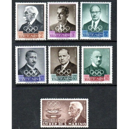 San Marino 1959 - Comitetul olimpic, serie neuzata