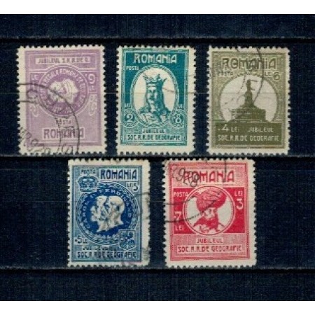 1927 - Societatea de Geografie, serie stampilata