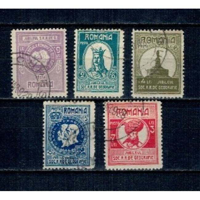 1927 - Societatea de Geografie, serie stampilata