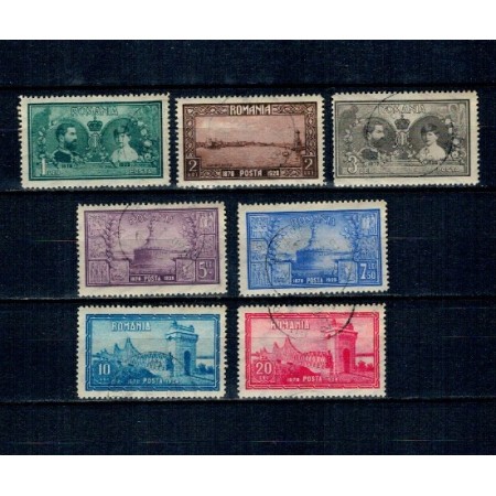 1928 - 15 ani de la unirea Dobrogei, serie ștampilata