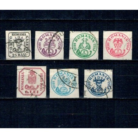 1932 - 75 ani timbrele Cap de Bour, serie stampilata