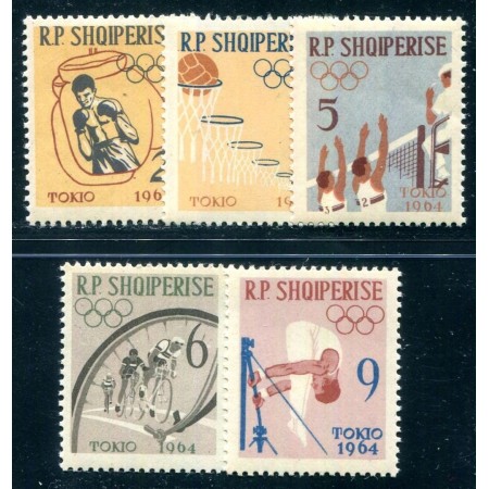 Albania 1963 - Jocurile Olimpice, sport, serie neuzata