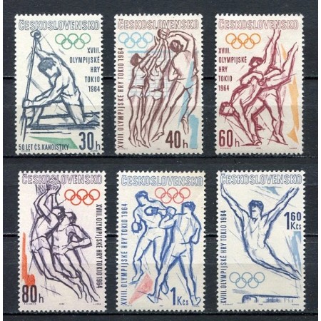 Cehoslovacia 1963 - Jocurile Olimpice, sport, serie neuzata