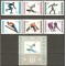 Bulgaria 1964 - Jocurile Olimpice de iarna, sport, serie si colita neuzata