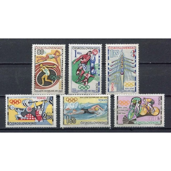 Cehoslovacia 1964 - Jocurile Olimpice, sport, serie neuzata