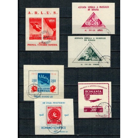 Romania - Lot colite stampilate, anii 1940