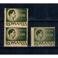 1945 - Uzual Mihai, 600L eroare, tipar ancrasat, pereche neuzata