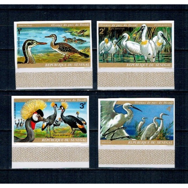 Senegal 1974 - Păsări, serie incompleta mărci nedantelate, neuzate