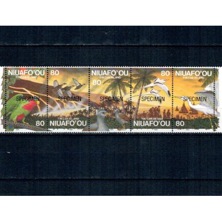 Niuafo'Ou (Tonga) 1994 - Pasari, serie neuzata SPECIMEN