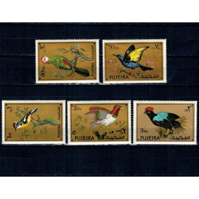 Fujeira 1972 - Păsări, serie neuzata
