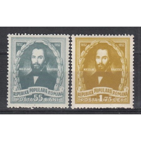 1952 - Nicolae Balcescu, serie neuzata