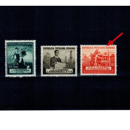 1953 - Al III-lea Congres al Sindicatelor, serie neuzata cu eroare