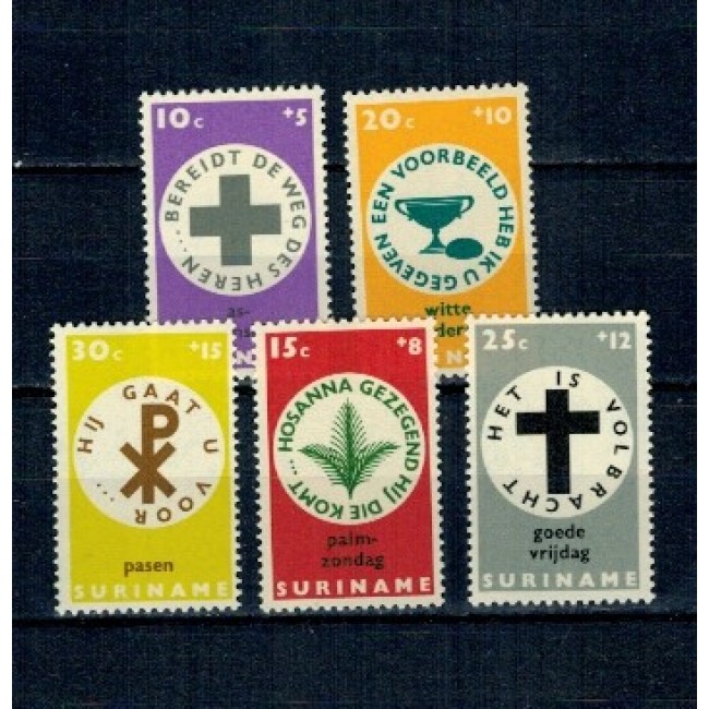 Suriname 1968 - Pasti, serie neuzata