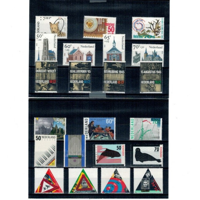 Olanda 1985 - Set timbre neuzate