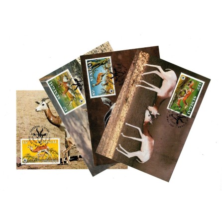 Senegal 1986 - Fauna WWF, serie carti postale maxime