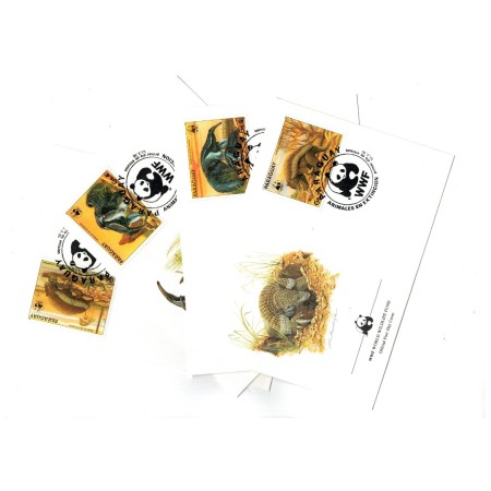 Paraguay 1985 - Fauna WWF, serie plicuri prima zi