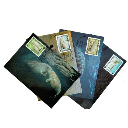 Togo 1984 - Fauna WWF, serie carti postale maxime