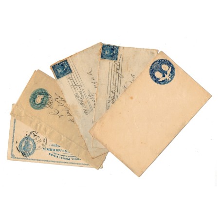 SUA - Lot plicuri si carti postale vechi