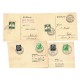 Deutsches Reich 1935-1942 - Lot 7 carti postale/decupaje cu stampile speciale