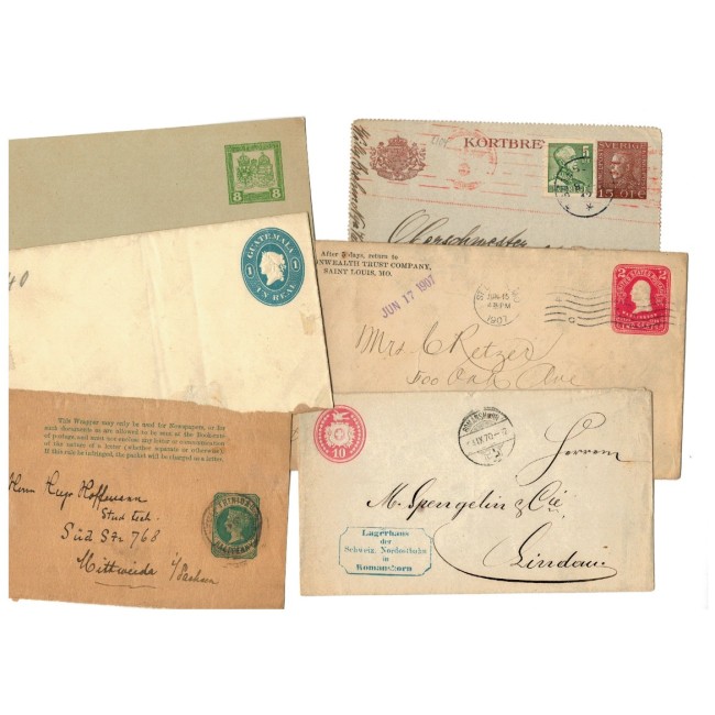 Lot carti postale si plicuri vechi