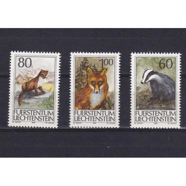 Liechtenstein 1993 - Fauna, animale, vânătoarea, serie neuzata