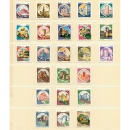 Italia 1980-1991 - Uzuale, castele si cetăți, format mare si mic, serii neuzate