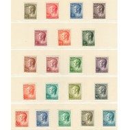 Luxemburg 1965 - Uzuale, Marele Duce Jean, serii neuzate