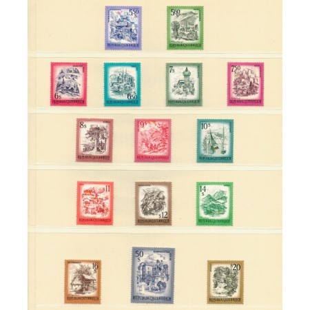 Austria 1973/1983 - Uzuale, frumoasa Austrie, vederi, serii neuzate