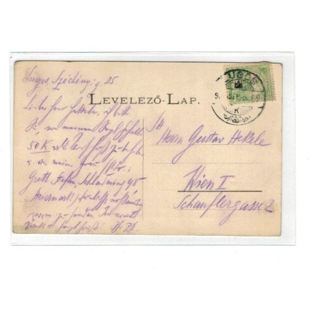 Lugoj 1909(aprox) - Gimnaziul, ilustrata circulata