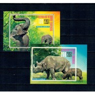 Guinea Ecuatoriala 1976 - Fauna din Asia, colite neuzate