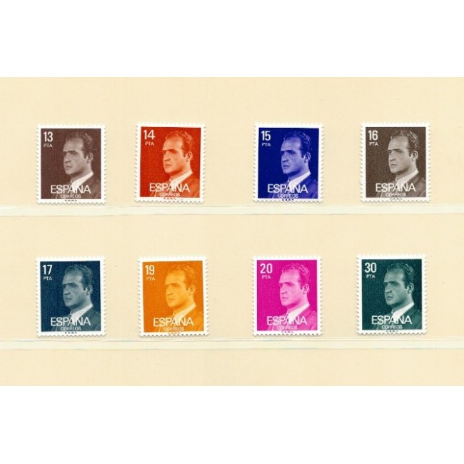 Spania 1976-1989 - Uzuale Regele Juan Carlos I, serie neuzata