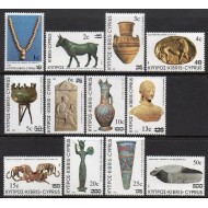 Cipru 1983 - Arheologie, artefacte, uzuale cu supratipar, serie neuzata