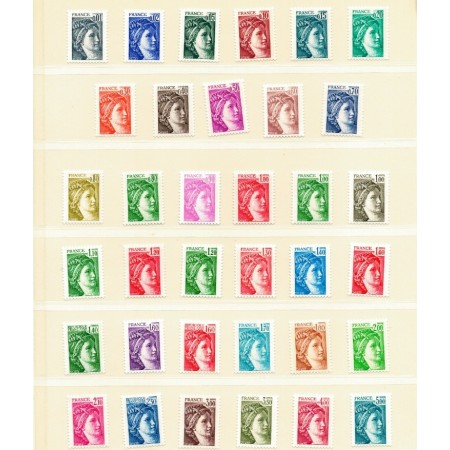 Franta 1978-1981 - Uzuale Sabine, serii neuzate