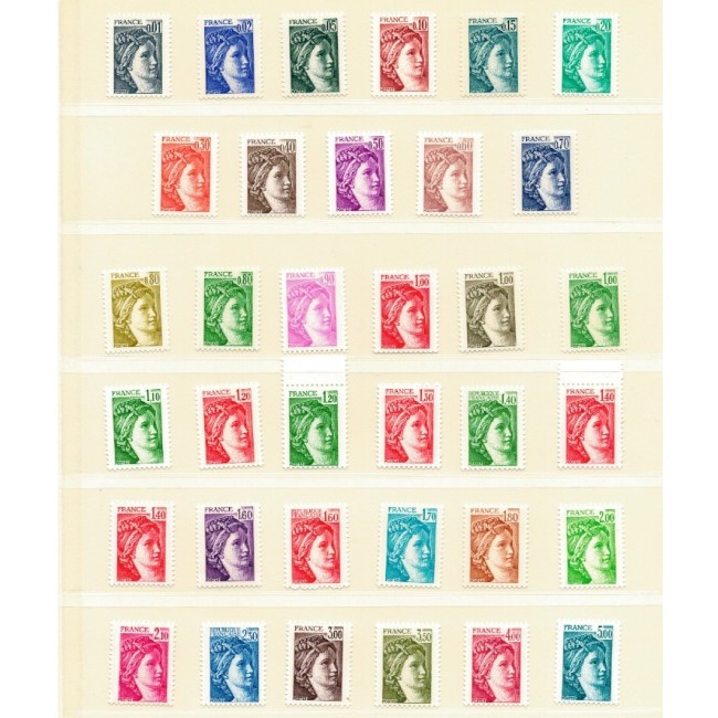 Franta 1978-1981 - Uzuale Sabine, serii neuzate