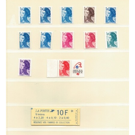 Franta 1982-1990 - Uzuale Liberty, serii neuzate