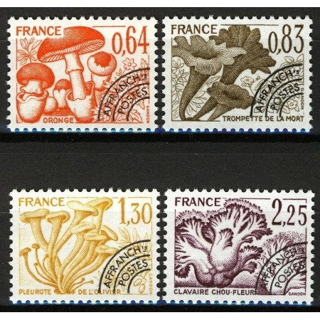 Franta 1979 - Ciuperci, preobliterate, serie neuzata