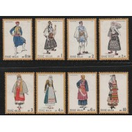 Grecia 1972 - Costume populare (I), serie neuzata