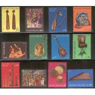 Grecia 1975 - Instrumente muzicale, serie neuzata